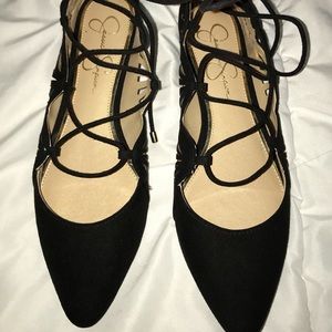 Jessica Simpson Lace Up Flats